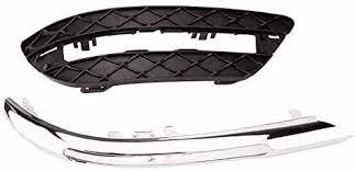 W204 FOG GRILLE STANDARD FL WITH CHROME L OR R NEW